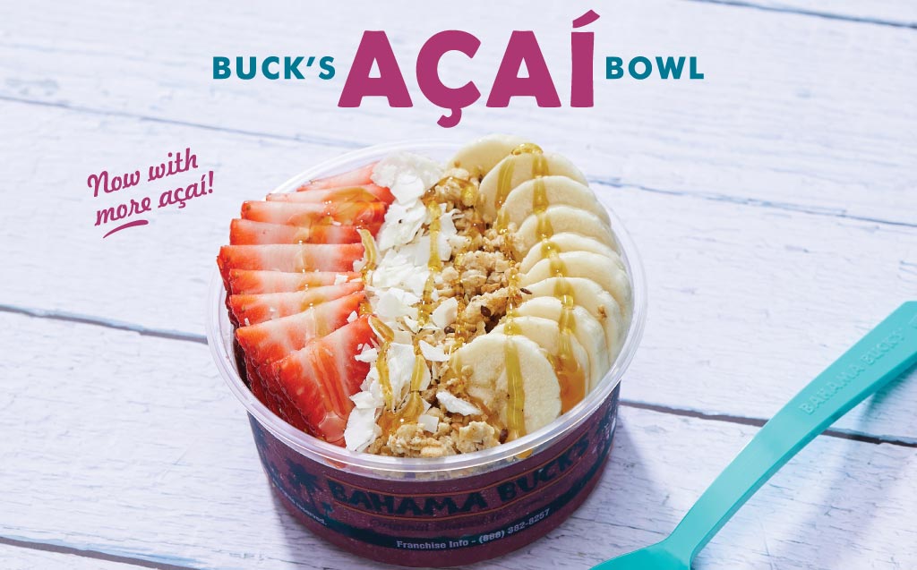 Bahama Buck’s Açaí Bowl Promenade at Sunset Walk